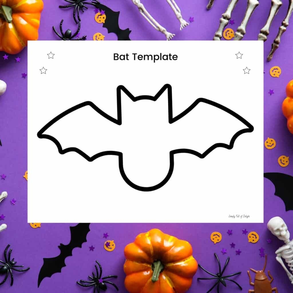 Free Printable Bat Craft