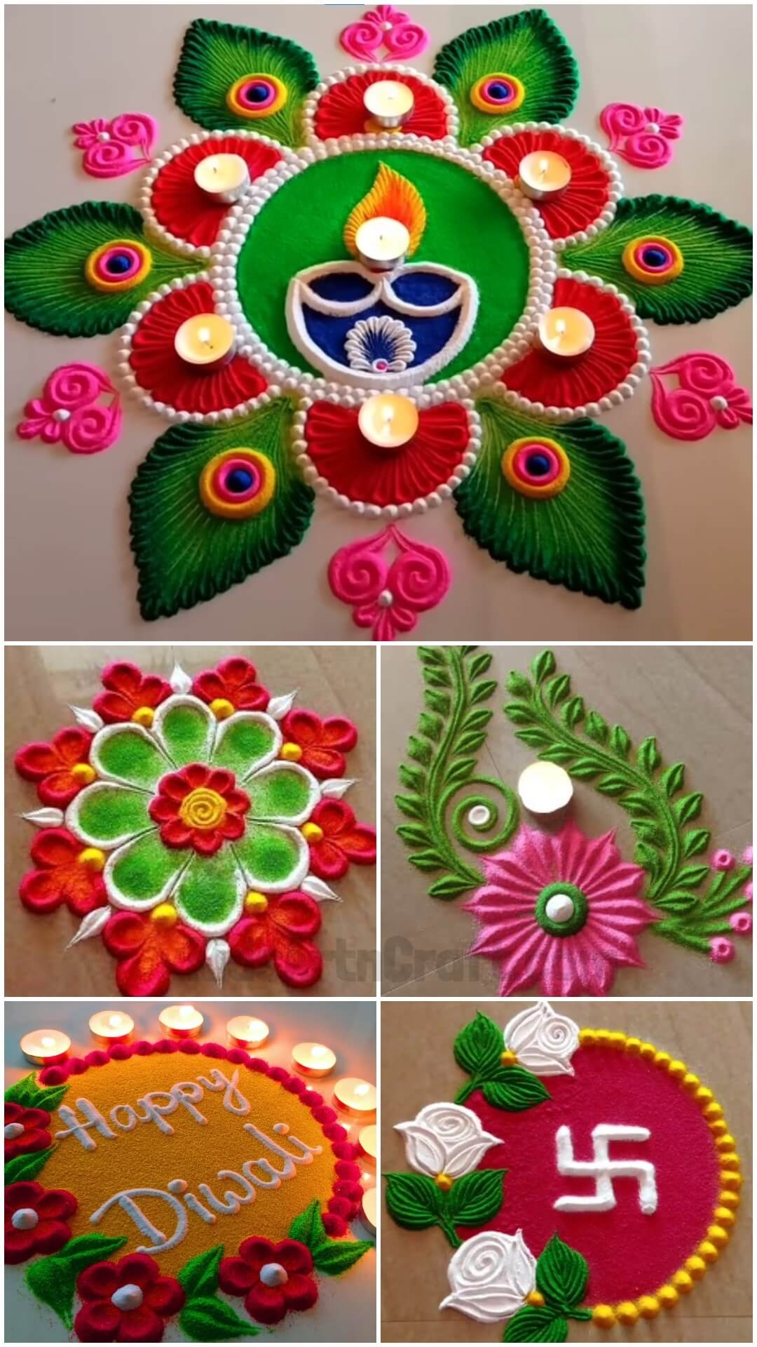 Easy Rangoli Designs For Beginners Kids Art amp Craft