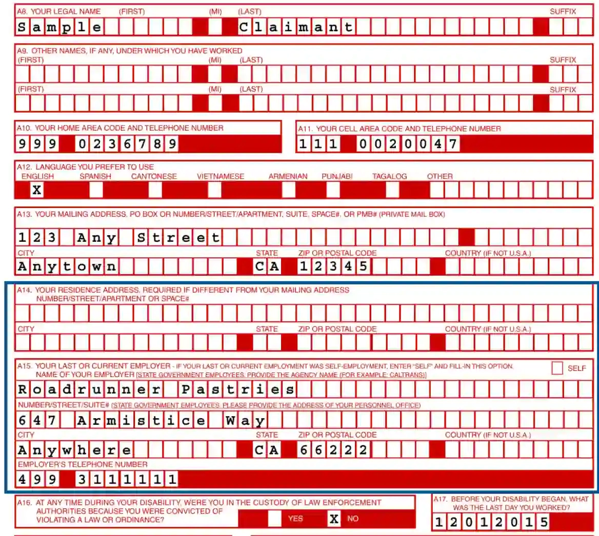 De 2501 Part B Form Printable
