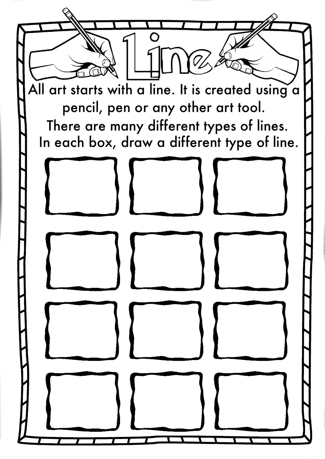 ELEMENTS Of ART Worksheet Booklet For Kindy Year 1 And Year 2 