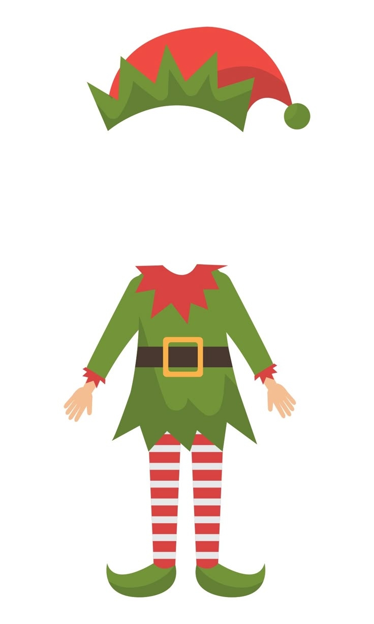 Elf Yourself Template Elf Crafts Elf Yourself Christmas Elf
