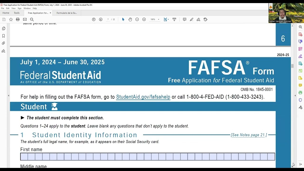 FAFSA How To Submit The Paper Application
