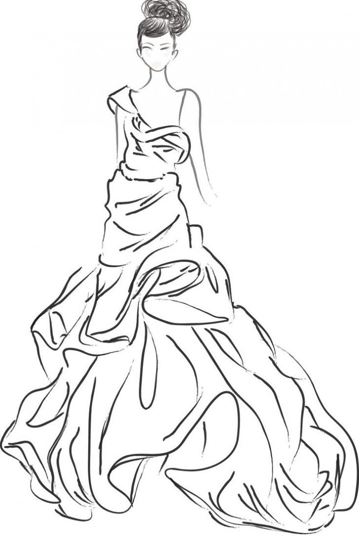 Fashion Coloring Pages Free Printable Fashion Clothes Coloring 