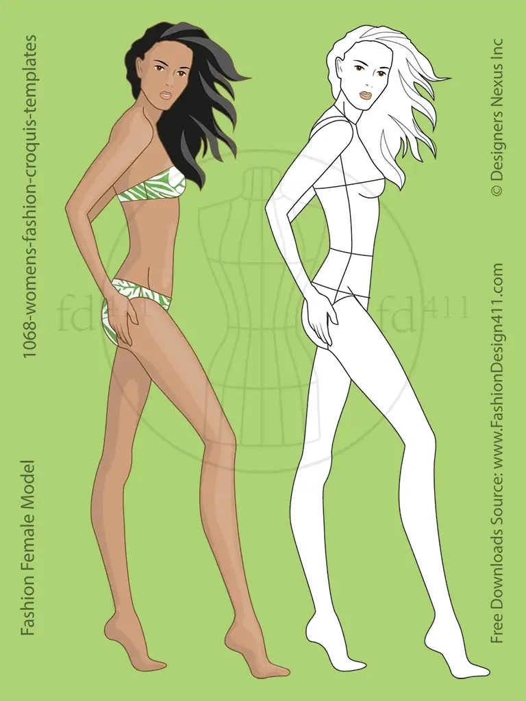 Free Printable Fashion Designs