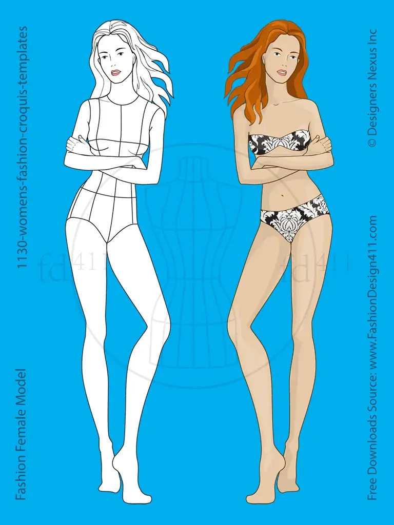 Fashion Croquis amp Figure Templates