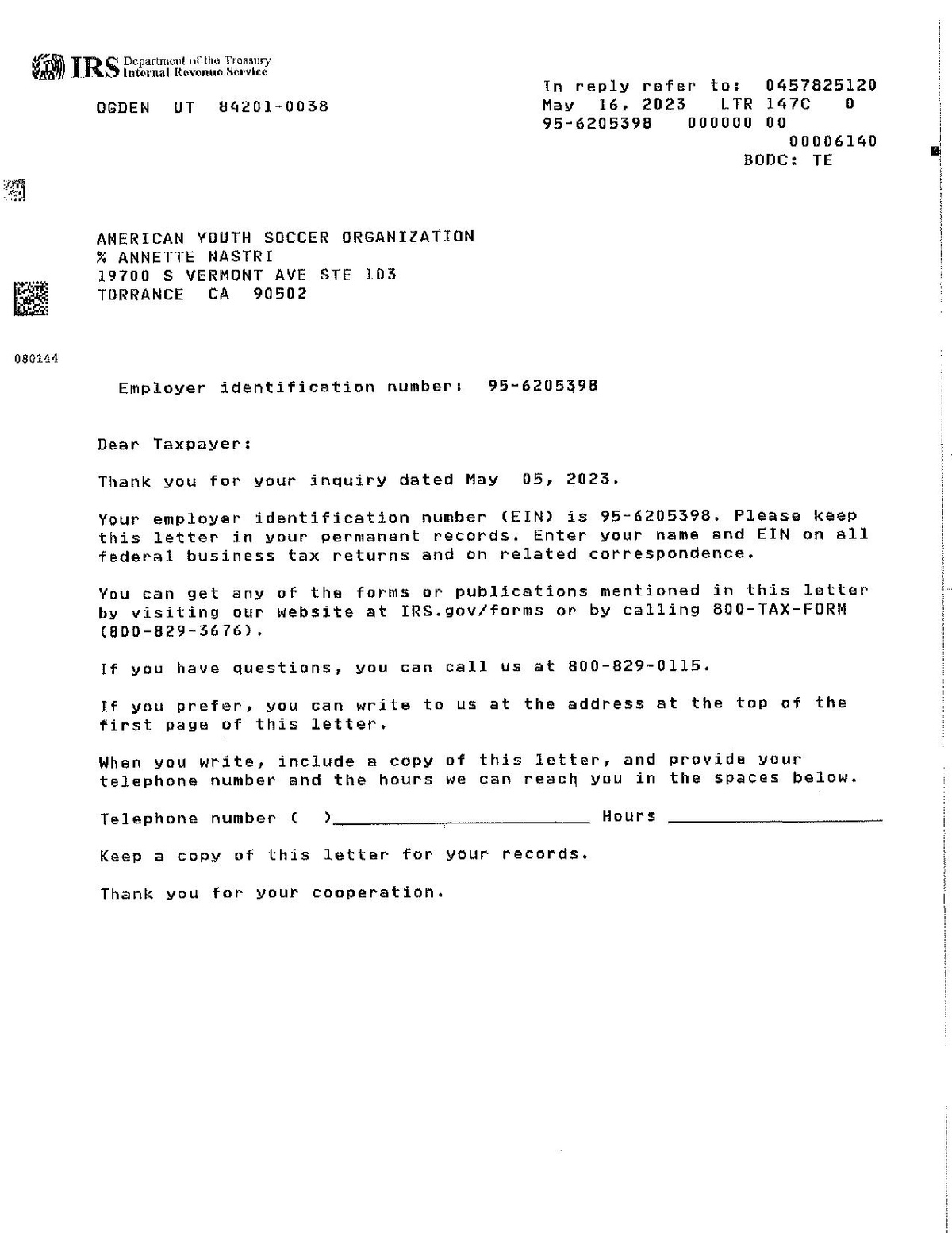 Irs Form 147c