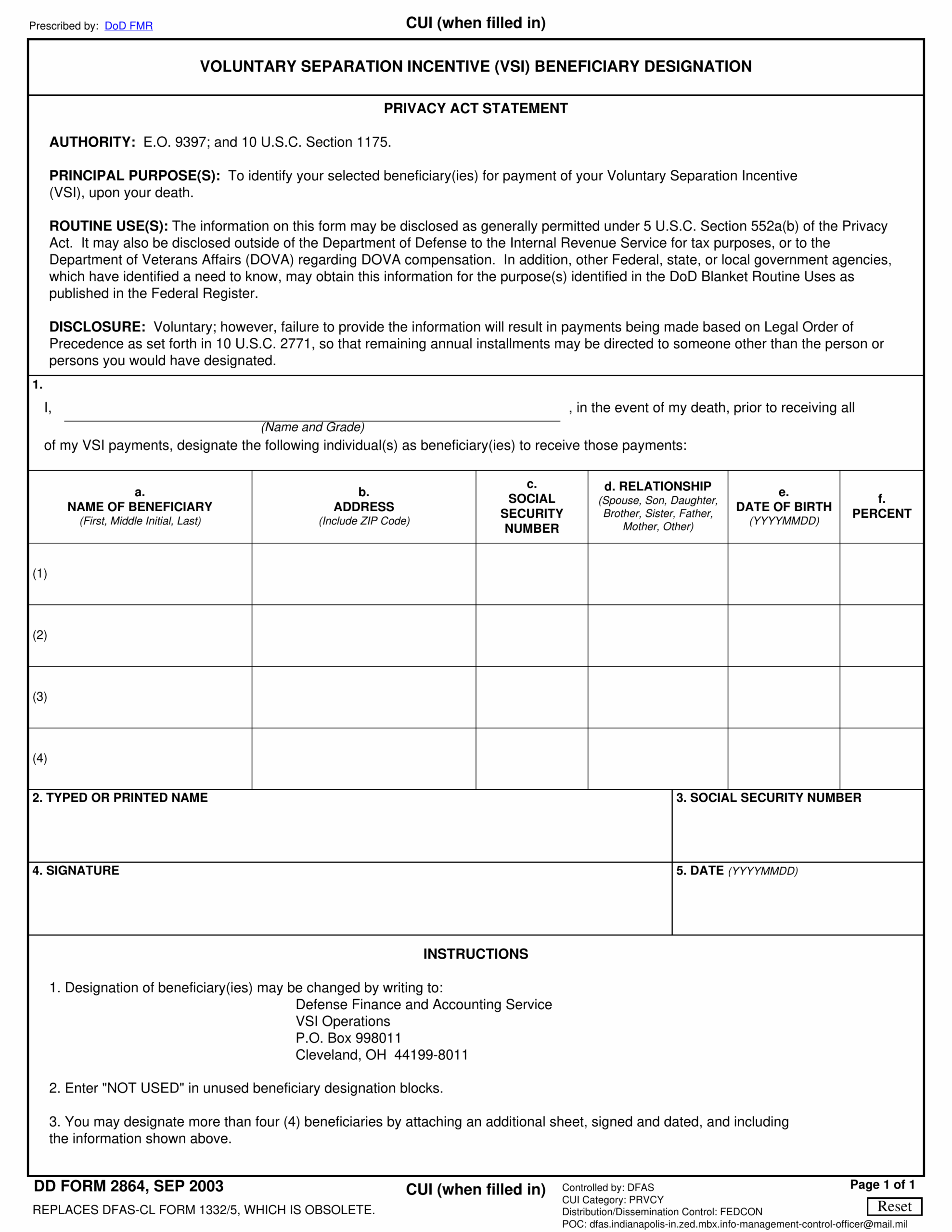 Fill DD Form 2864 2024 2025 Create Edit Forms Online