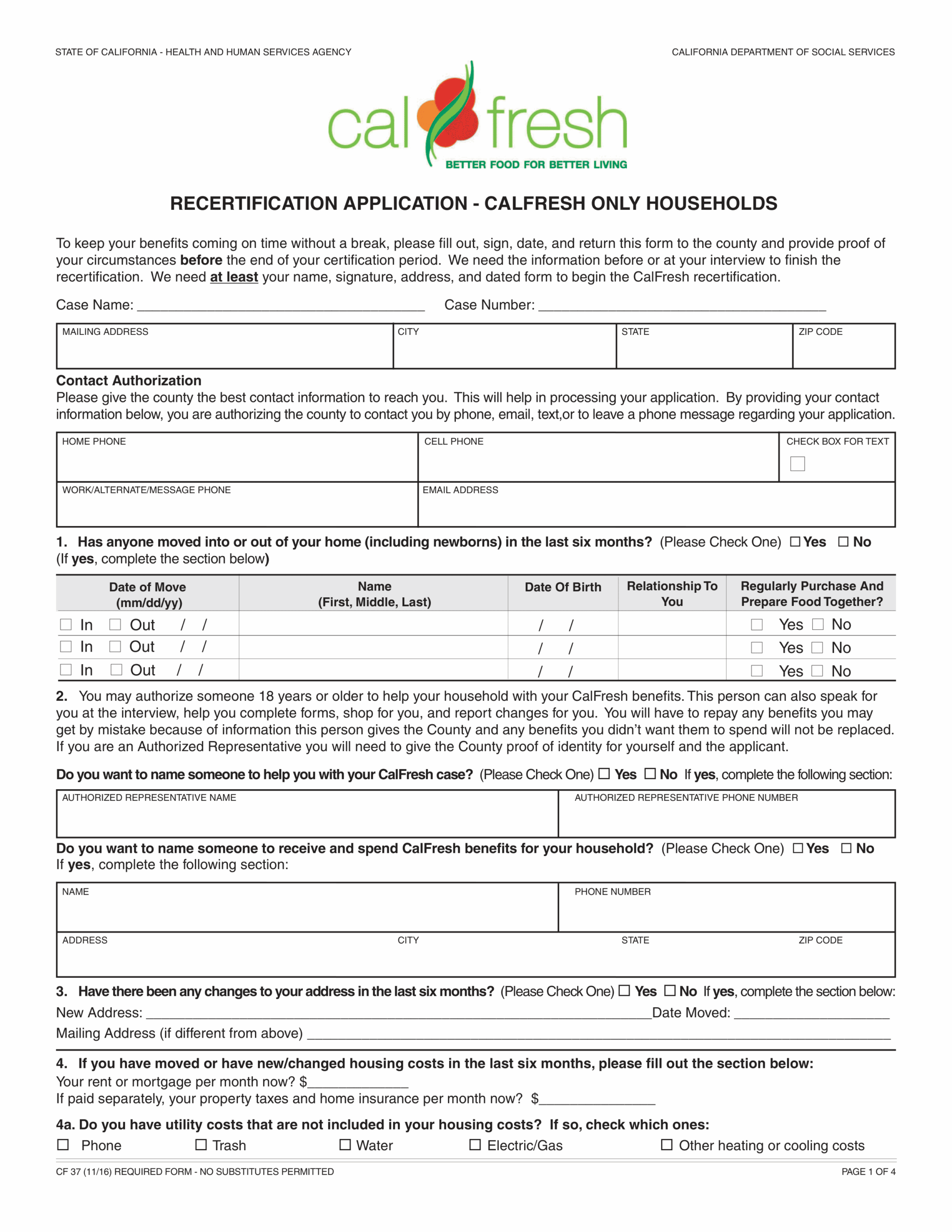 Fill Form CF 37 2024 2025 Create Edit Forms Online