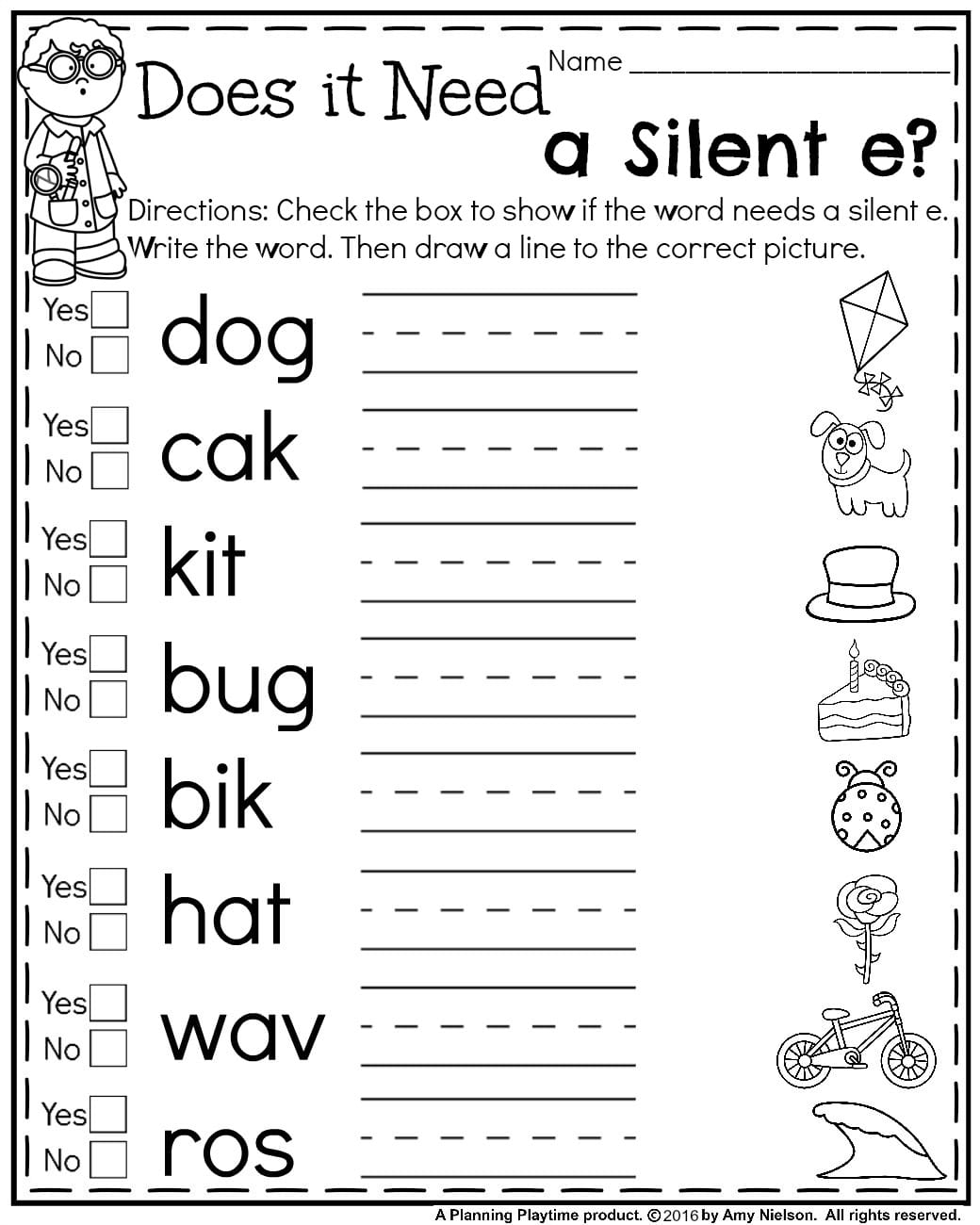 Printable Worksheets For 1st Graders Free
