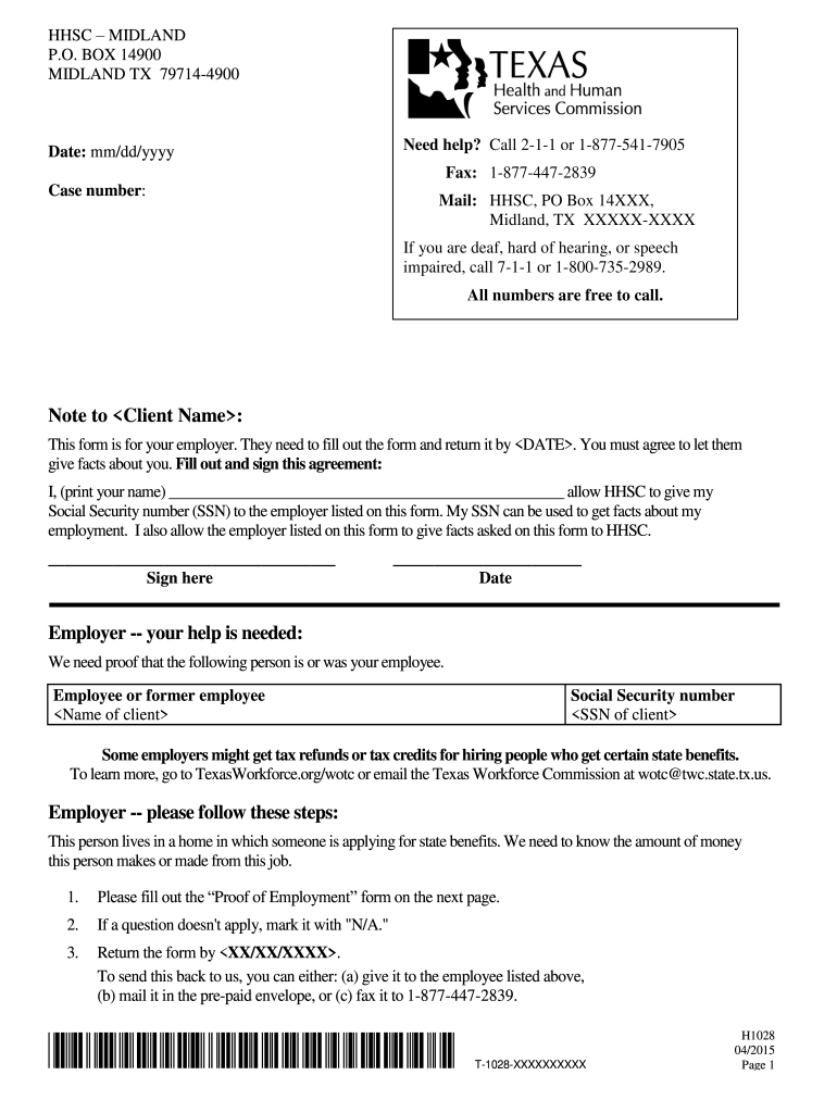 Form 1028 Employment Verification Fill Out amp Sign Online DocHub