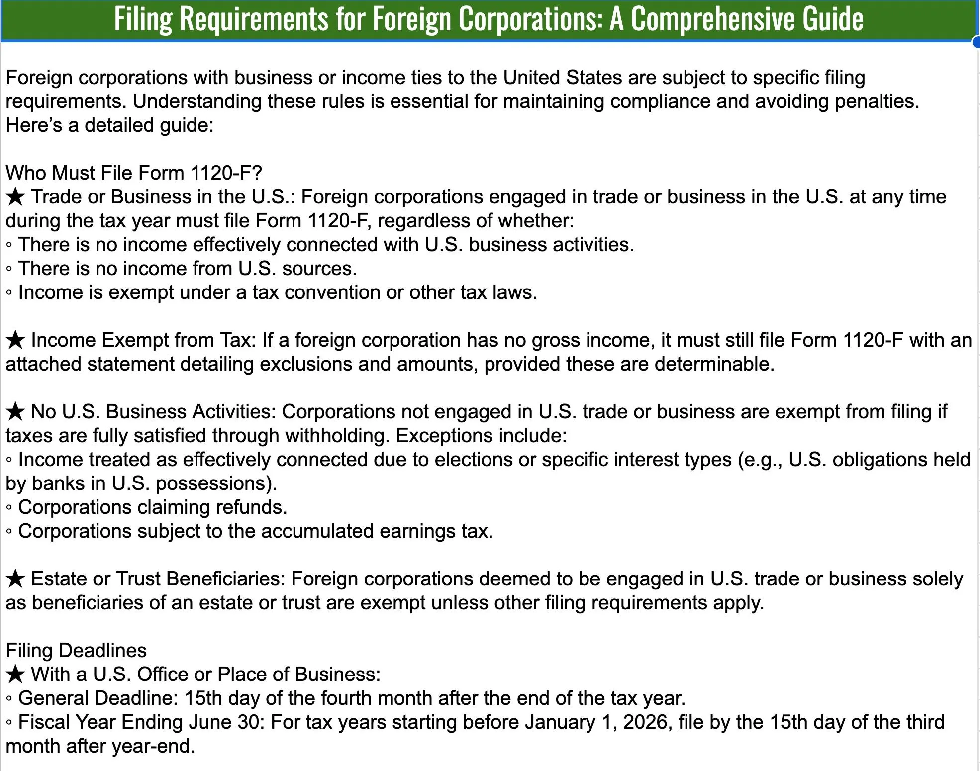 Form 1120 Instructions 2026
