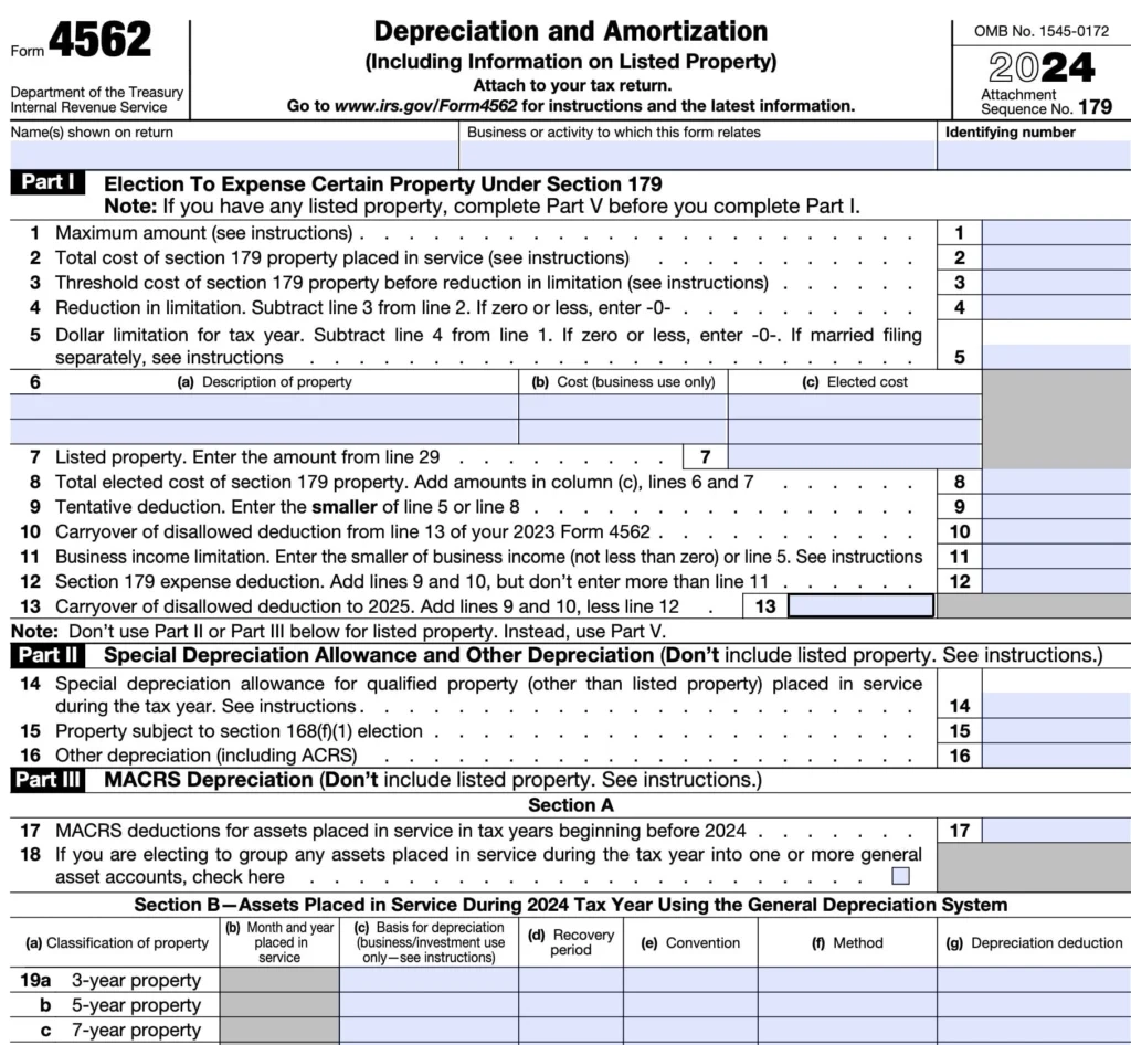 Form 4562 How To Deduct Business Property MyExpatTaxes