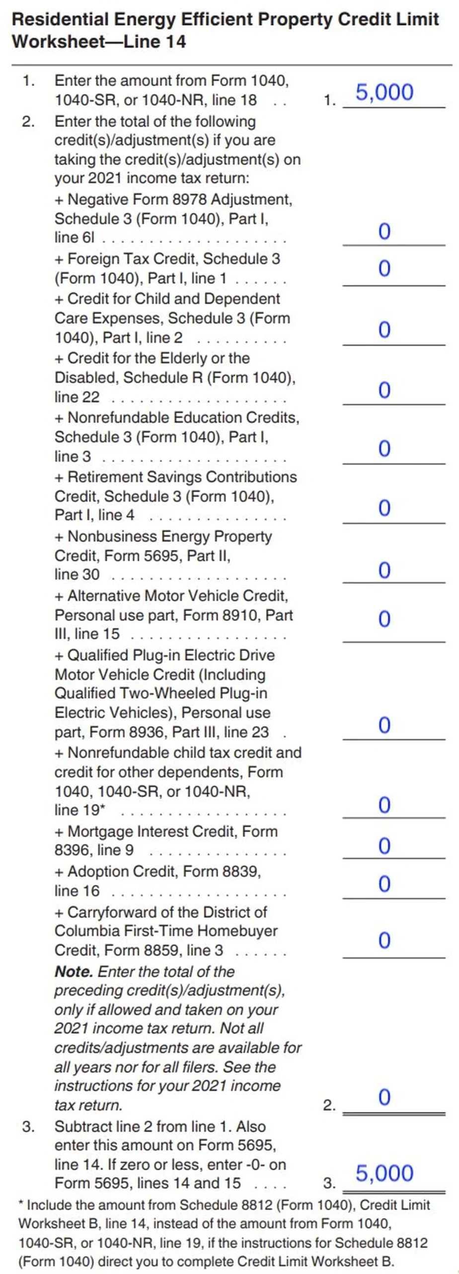2026 Irs Form 5695 Instructions