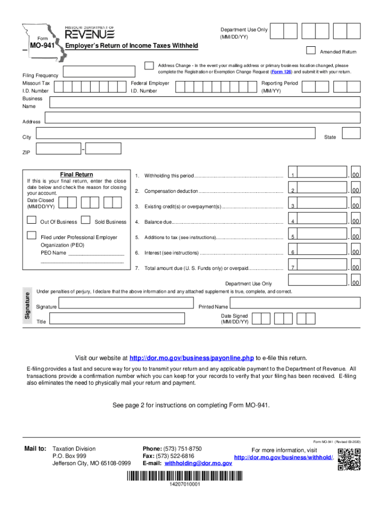 Form M 941 Fill Online Printable Fillable Blank PdfFiller