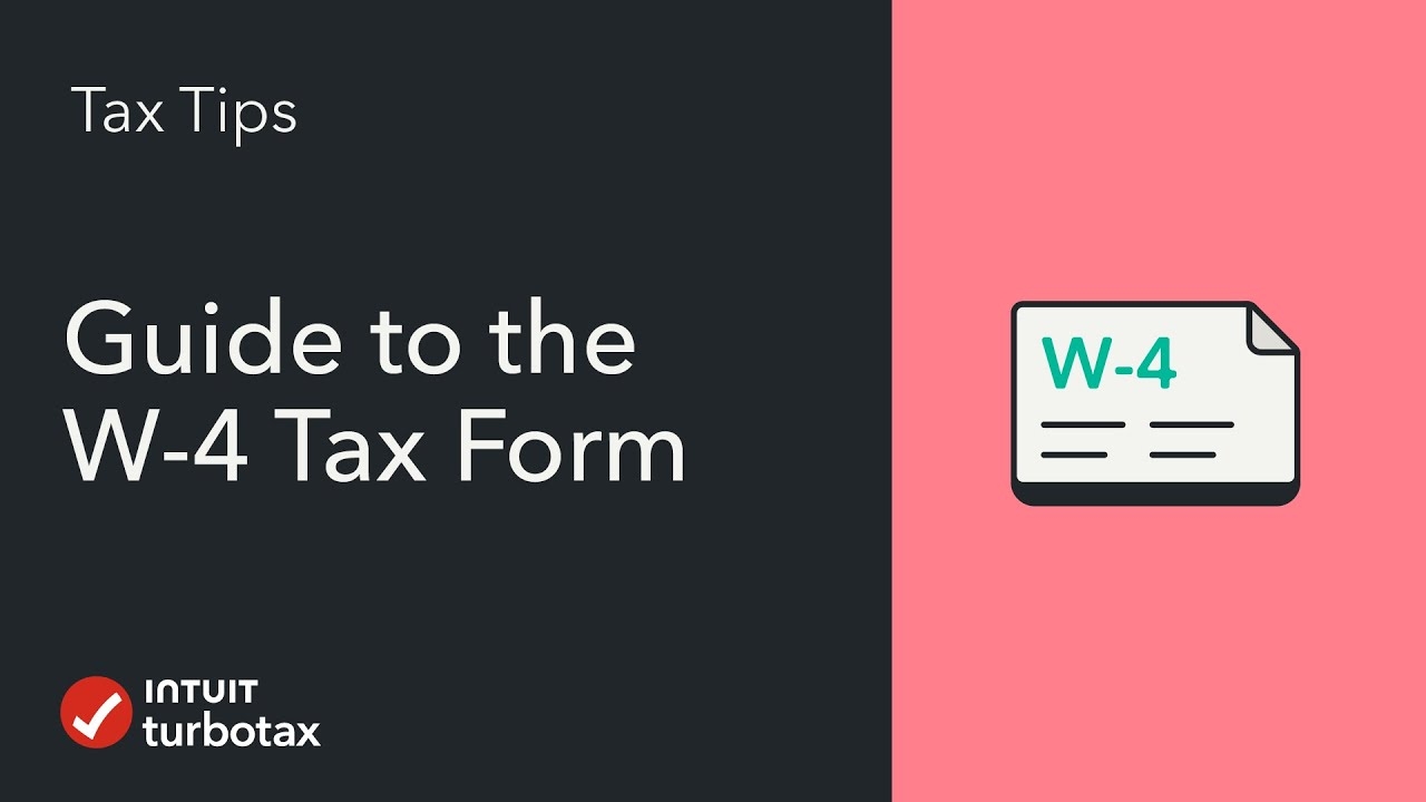 Form W 4 And Your Take Home Pay TurboTax Tax Tips amp Videos