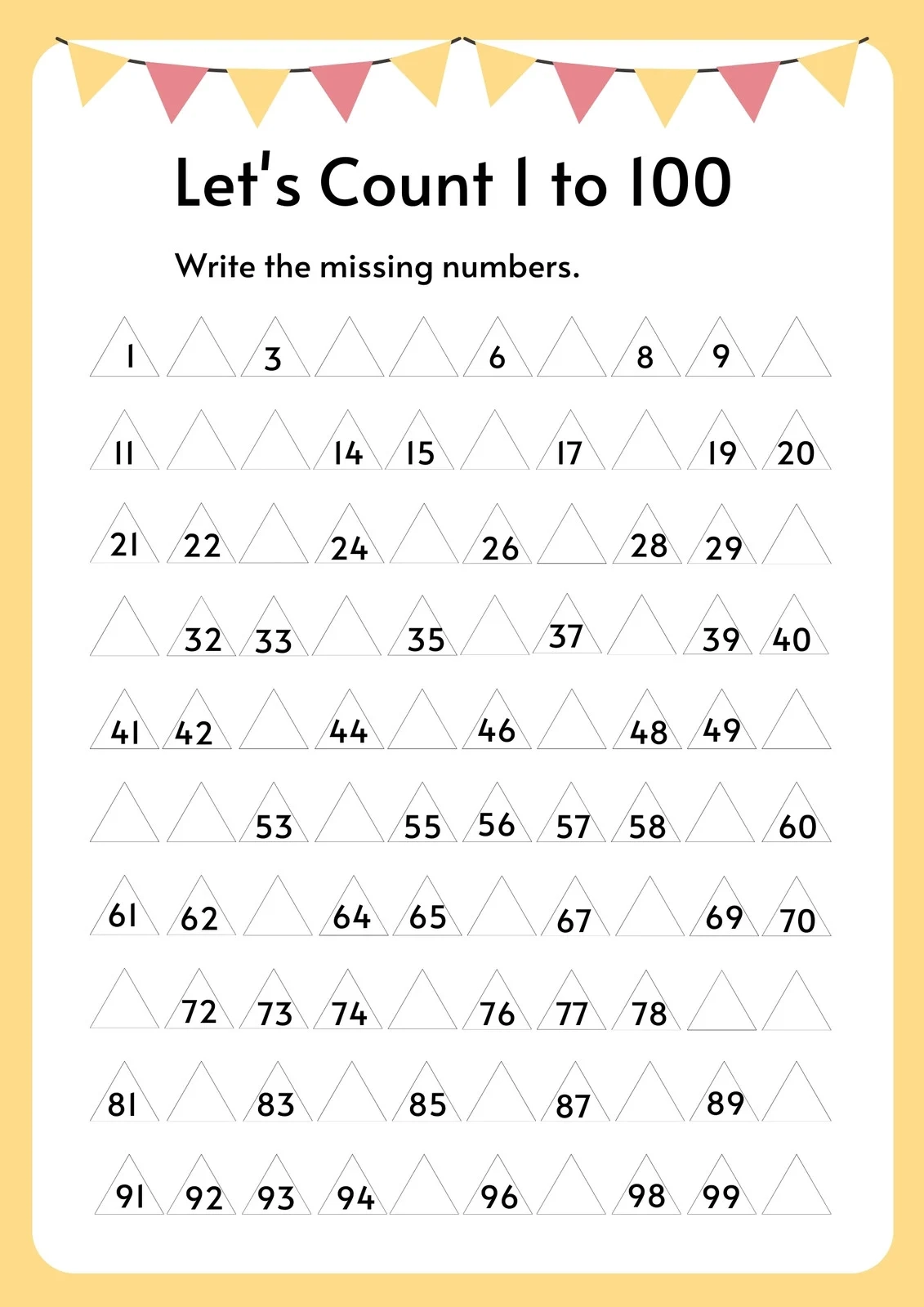 1st Grade Printable Math Worksheets