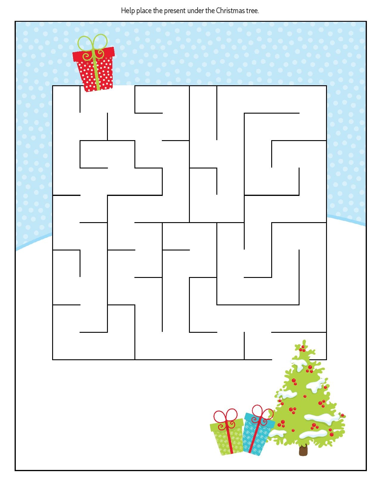 Christmas Puzzles For Kids Printable And Free