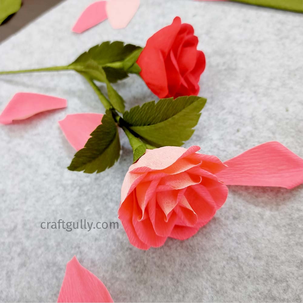 Printable Rose Petal Template