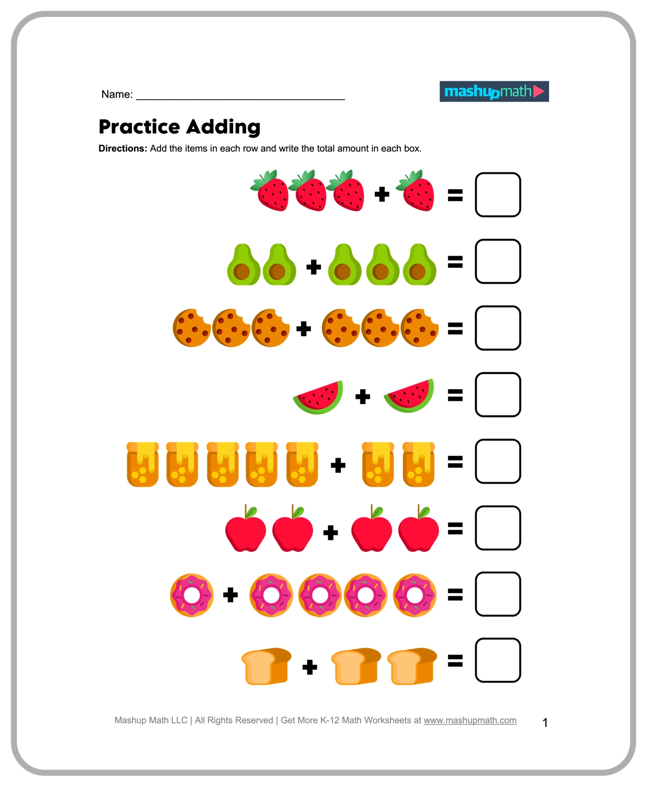 Kindergarten Math Worksheets Printable
