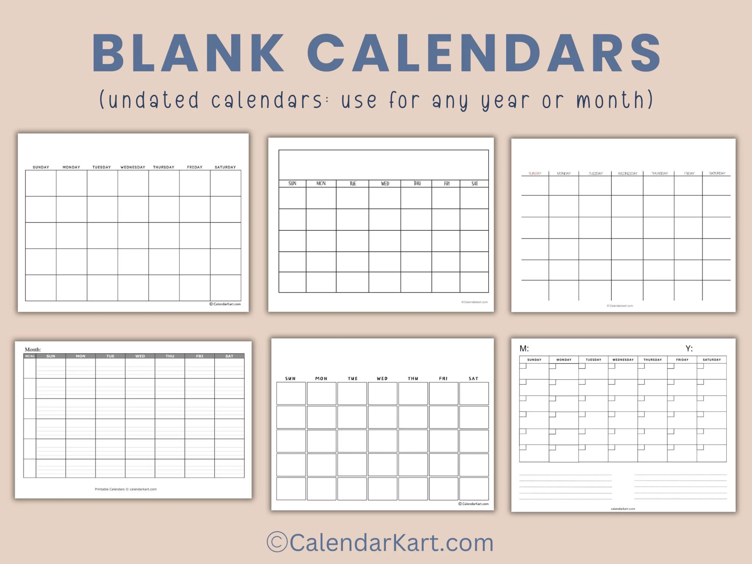 Free Printable 2025 Calendars Monthly amp Weekly Templates