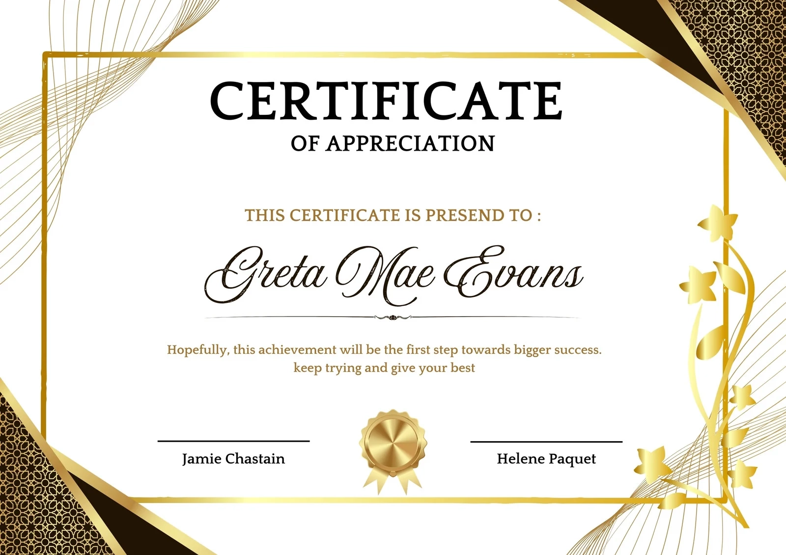 Free Printable And Customizable Award Certificate Templates Canva