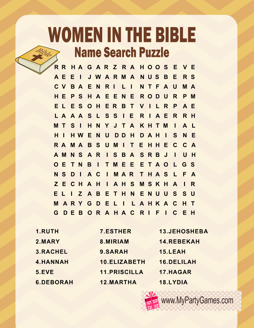 Free Printable Religious Word Search Puzzles