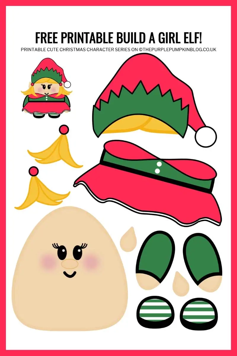 Elf Printable Template