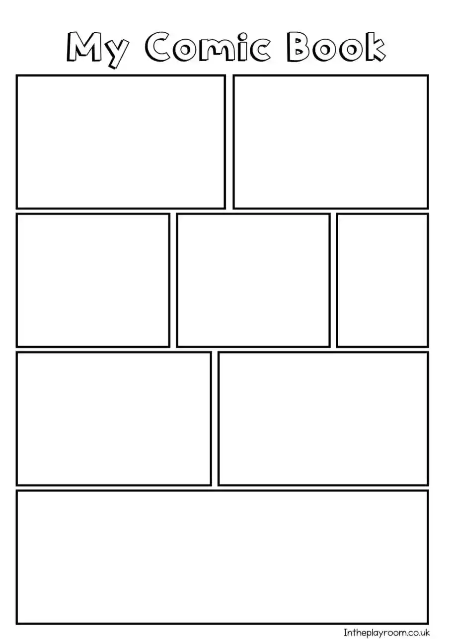 Printable Comic Template