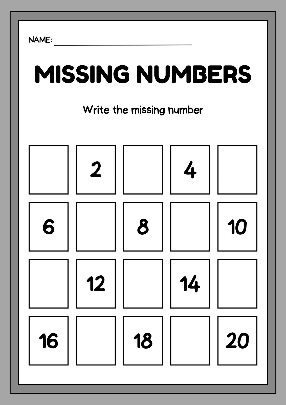 Math Free Printable Worksheets