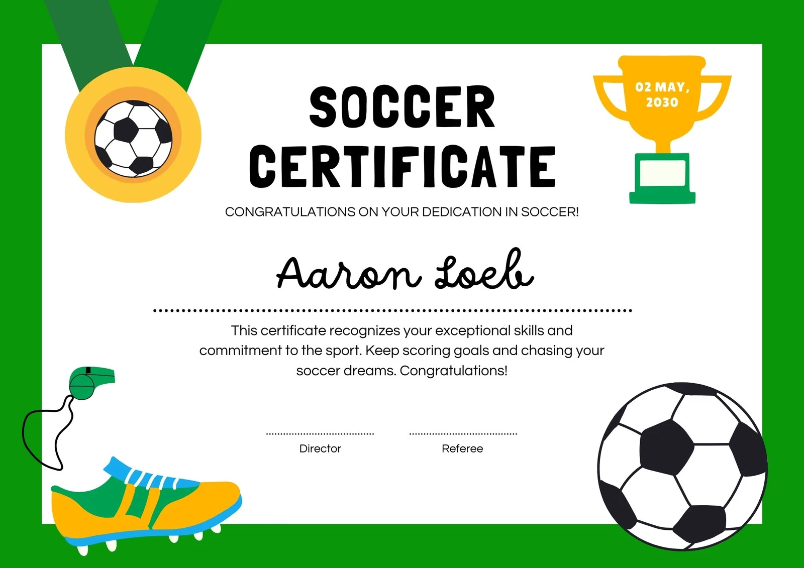 Design A Free Printable Certificate