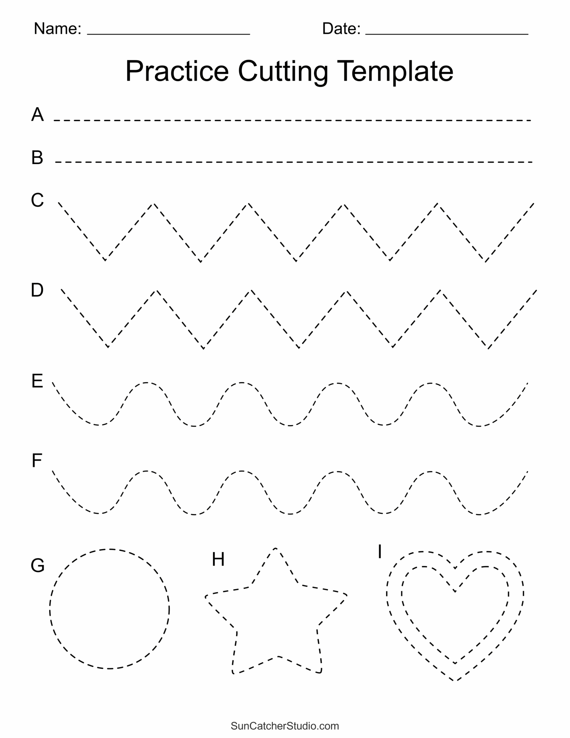 Free Printable Cutting Worksheets For Preschoolers Free 