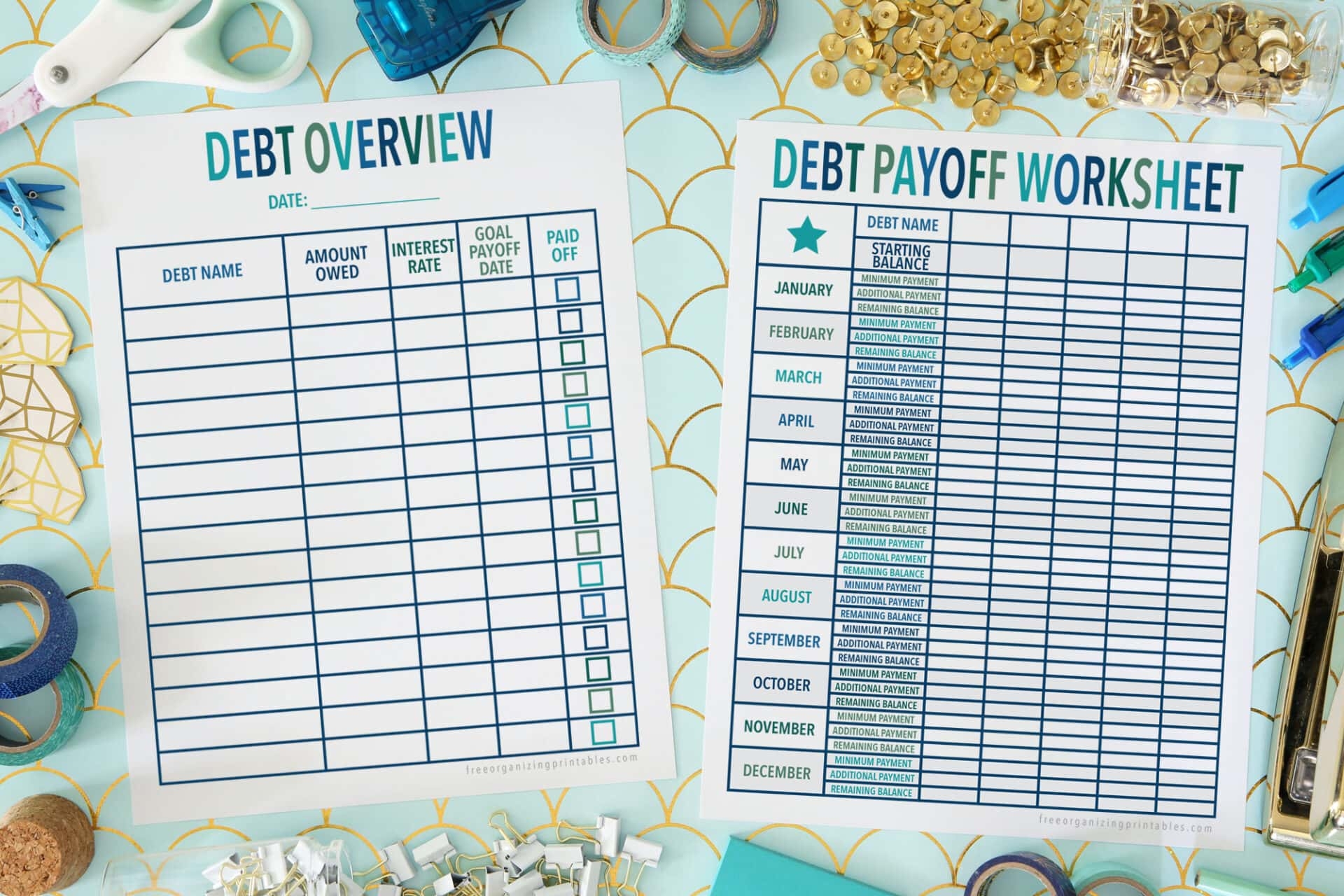 Creating A Debt Payoff Worksheet