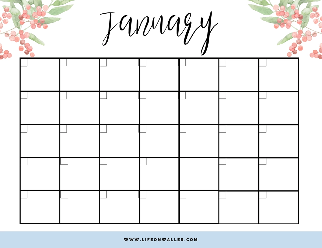 How To Make A Free Printable Calendar