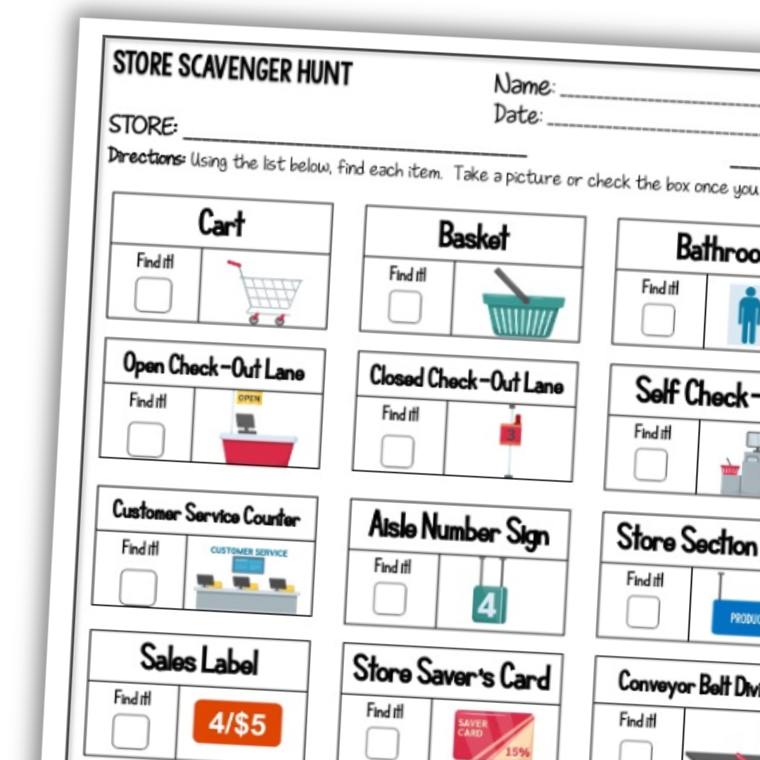 Job Skills Worksheets For Kids
