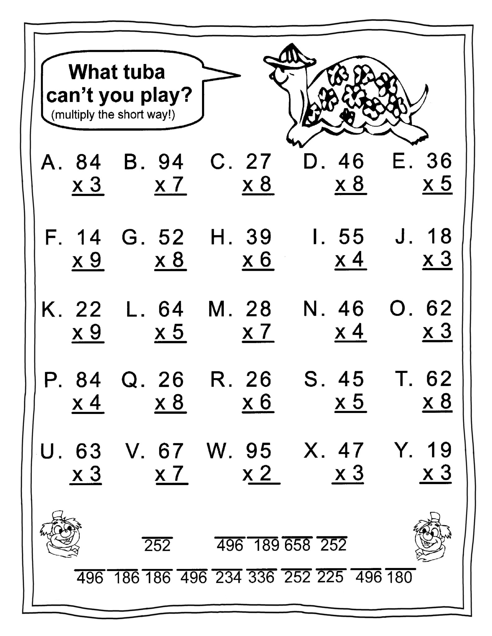 Printable Worksheets For 3rd Grade Free