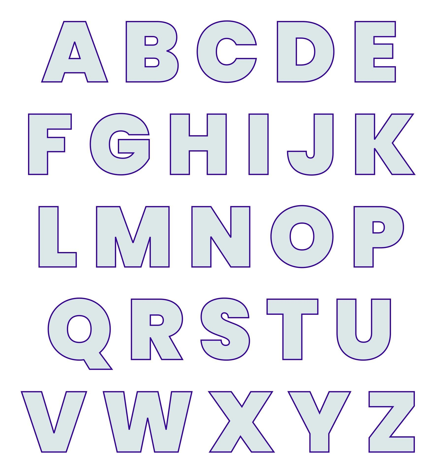 Free Printable Stencil Letters 3 Inch Download Free Printable 