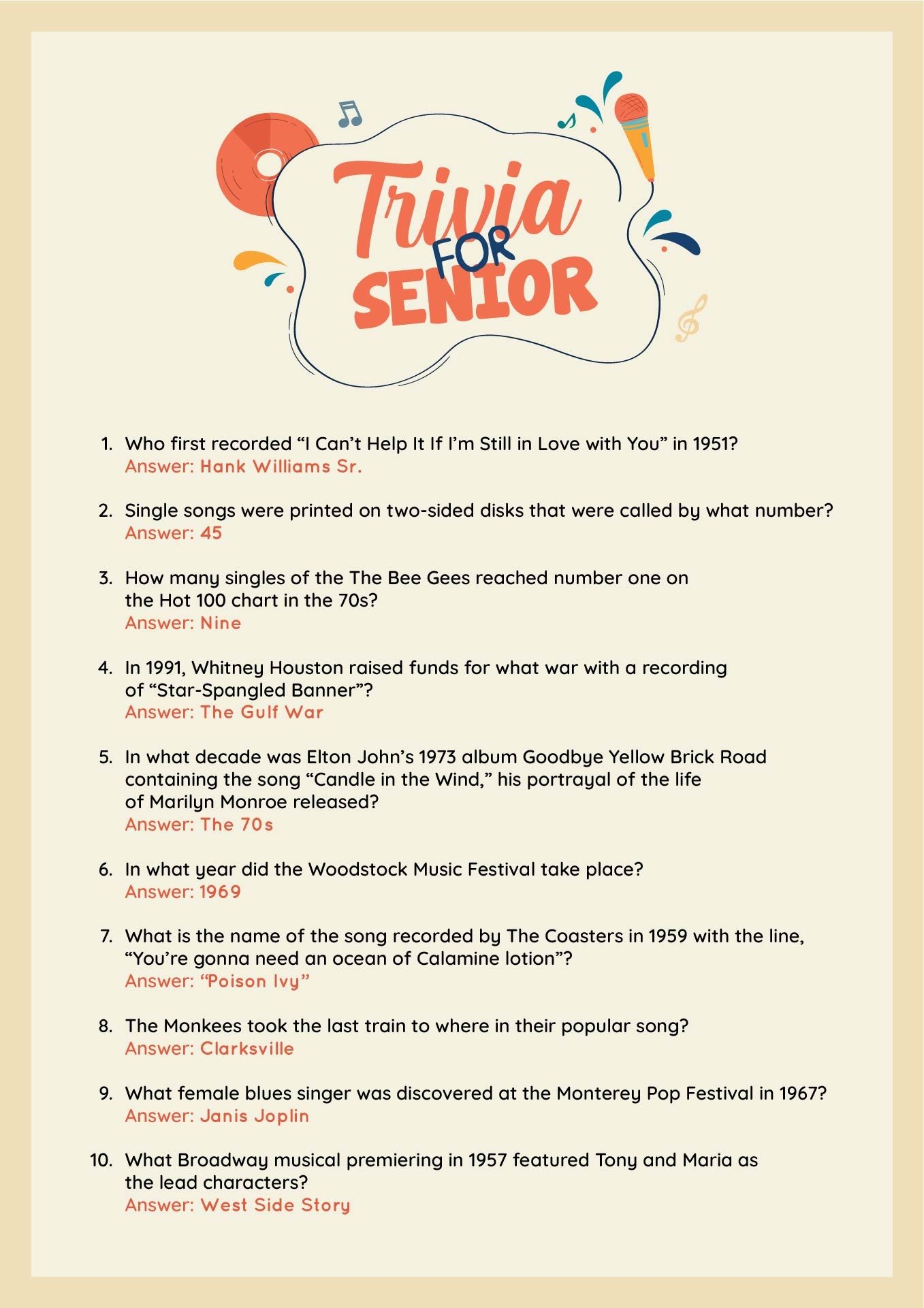 Free Printable Trivia Quiz For Seniors Download Free Printable 
