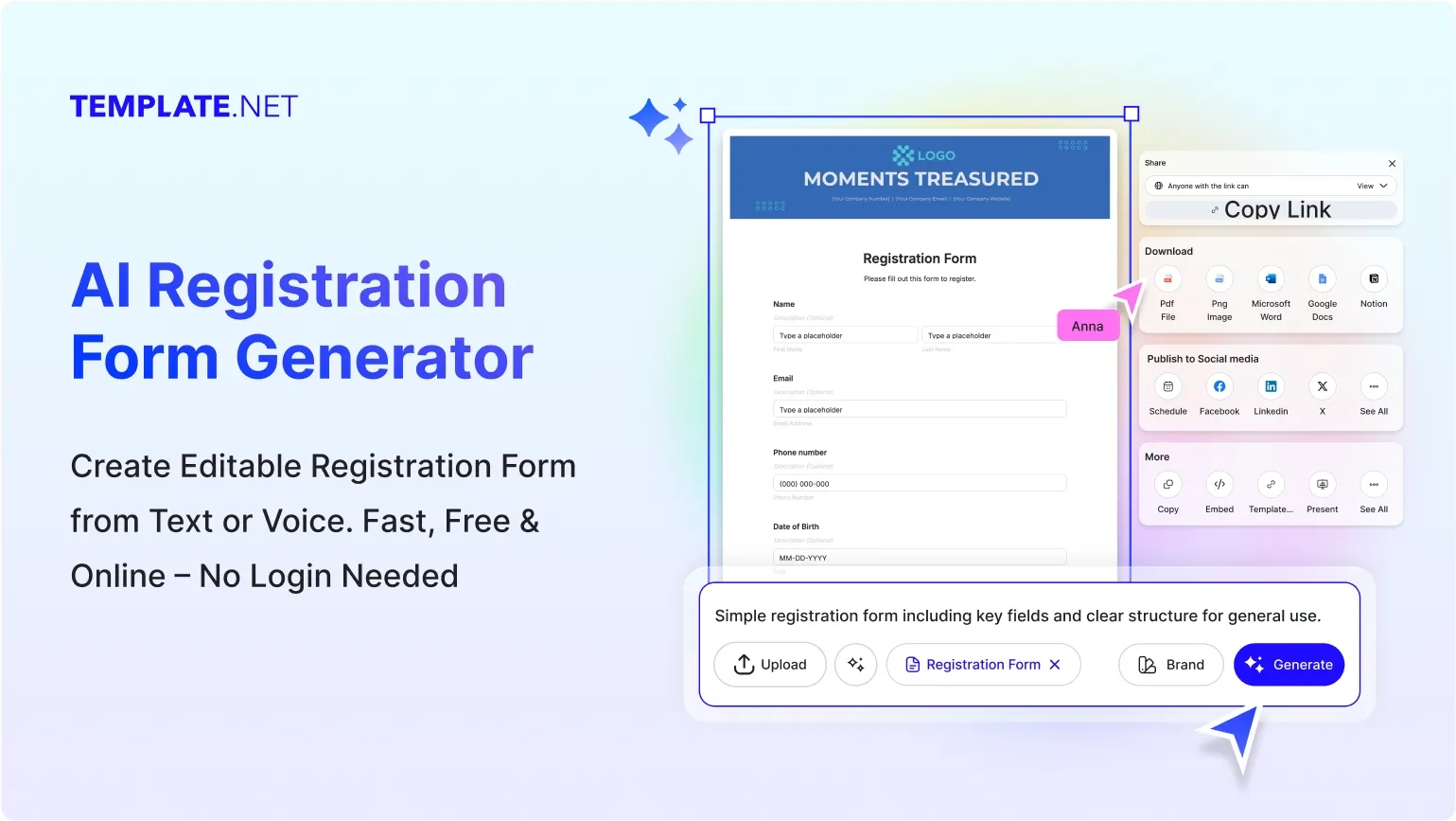 Free Printable Form Builder