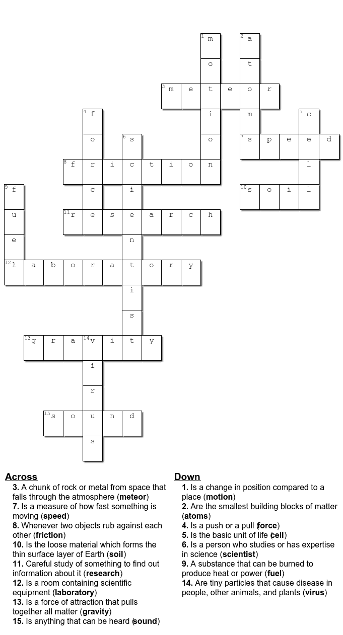 Crossword Puzzle Medium Difficulty Printable