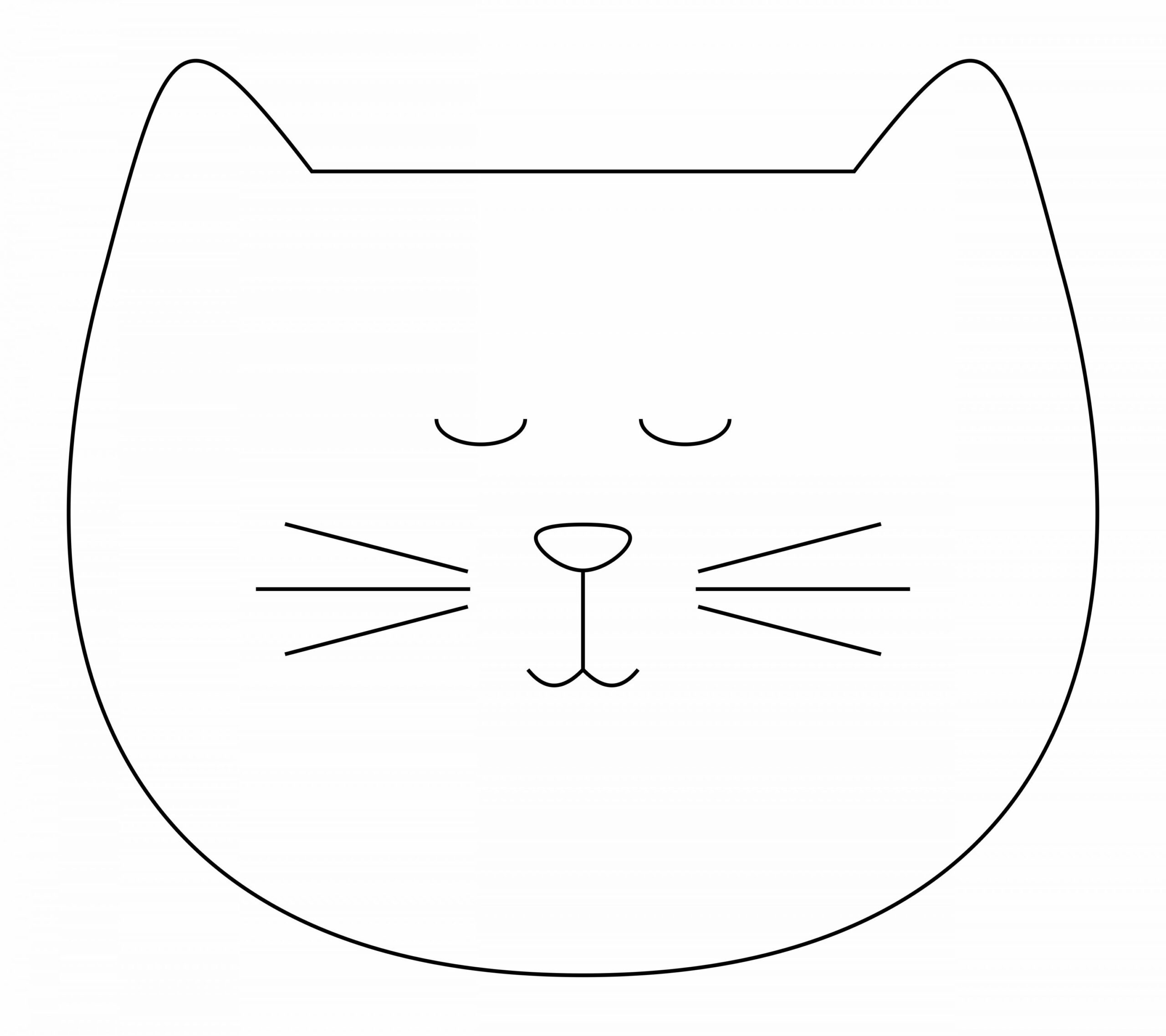 Free Tutorial And Template Cat Head Throw Pillow