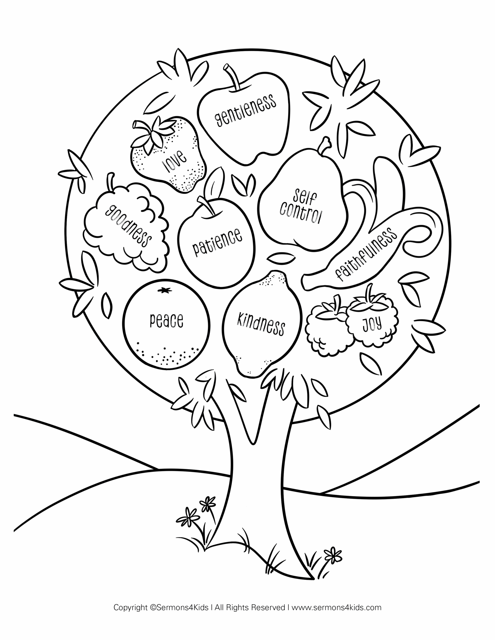 Fruits Of The Spirit Printables