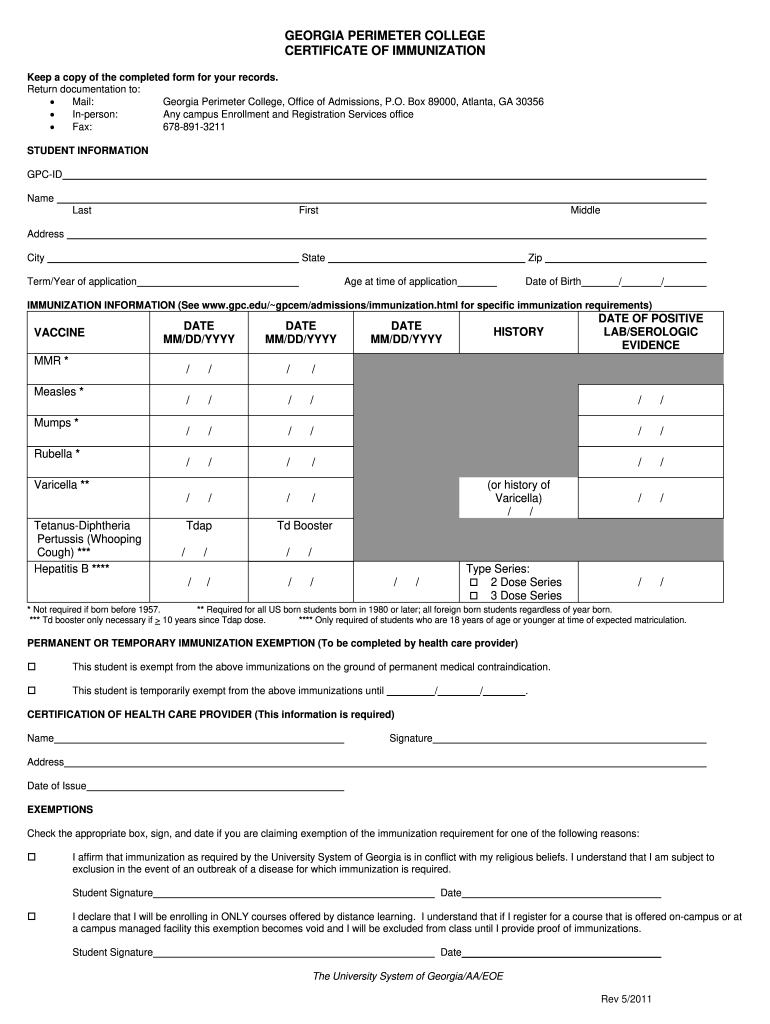 Ga 3300 Form Printable