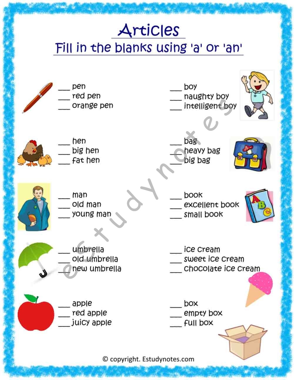 Grade 2 English Worksheets Colour Prints 139 Worksheets 