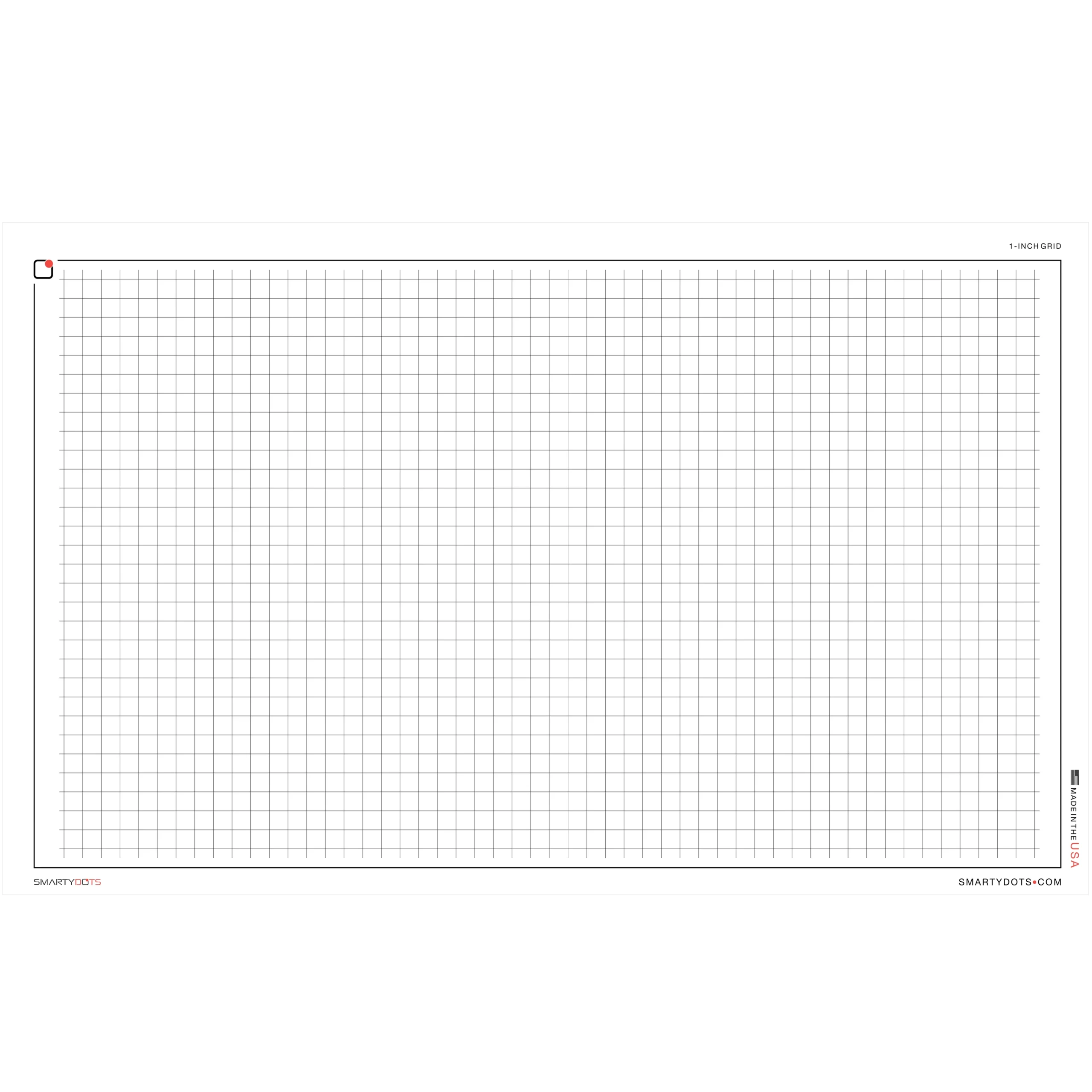 Graph 1 Inch Grid 58x35 Smarty Dots