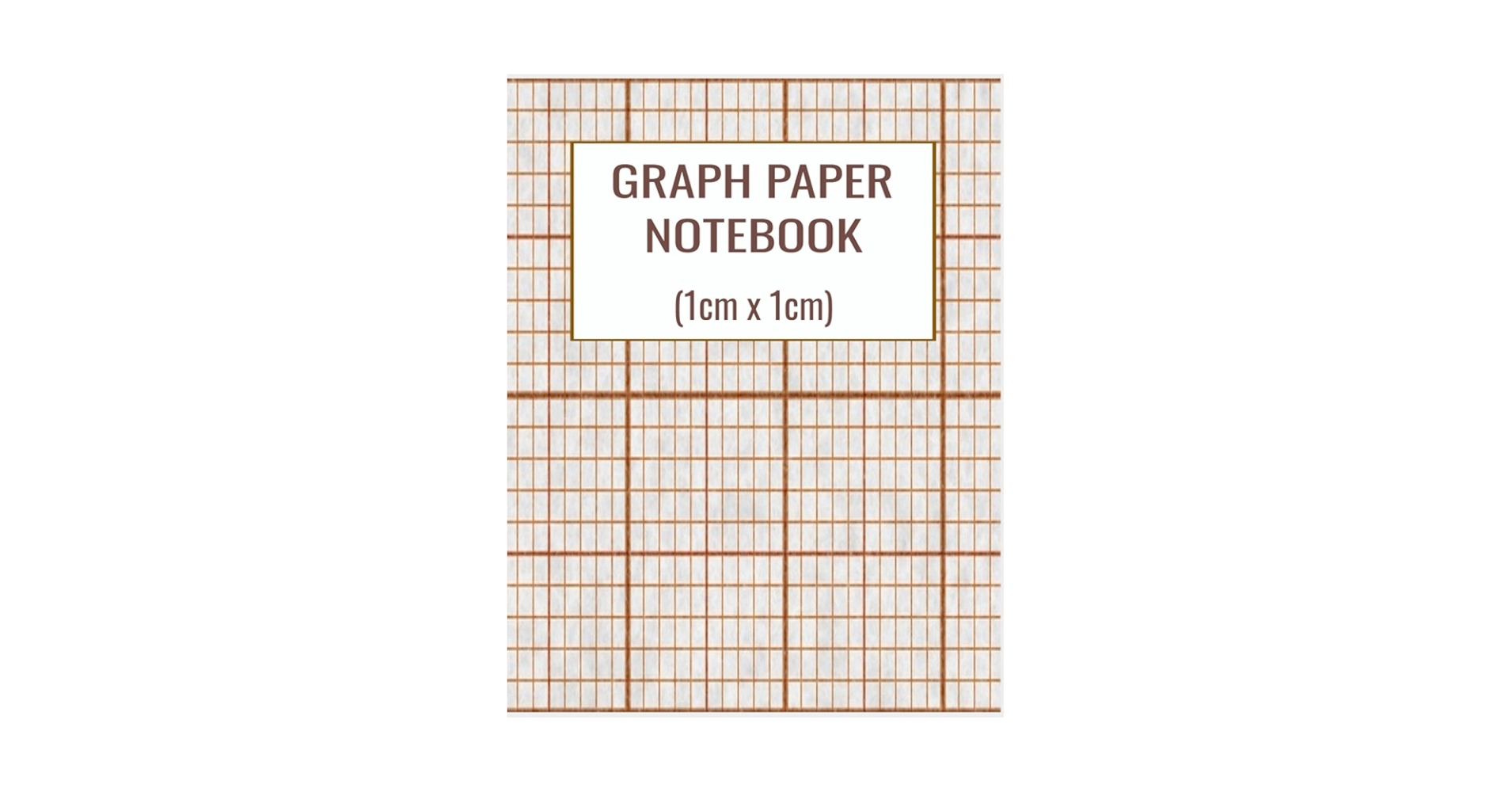 GRAPH PAPER NOTEBOOK 1cm X 1cm 120 SHEETS SIZE 8 5x11 QUAD RULED 