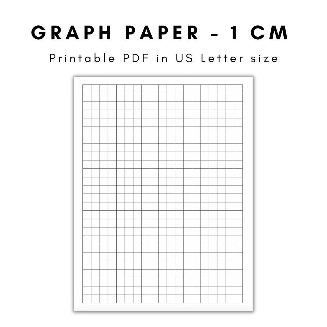 Graph Paper 1 Cm Squares
