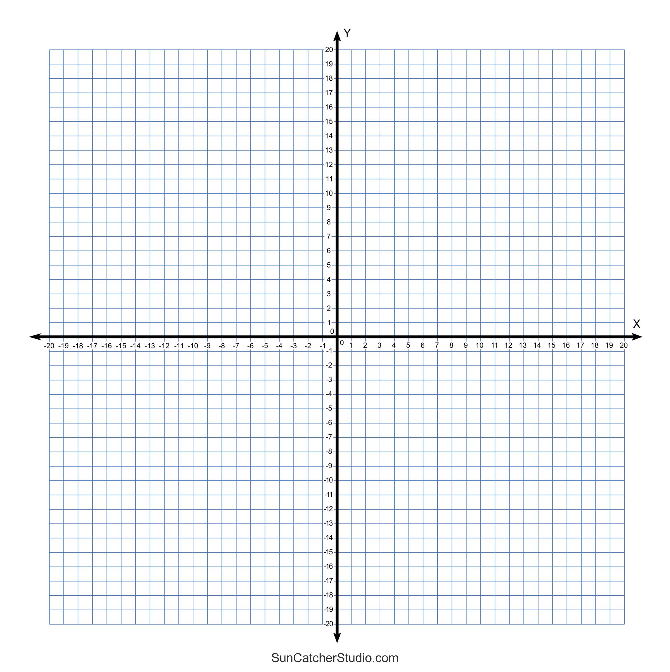 Graph Paper Printable With Numbers