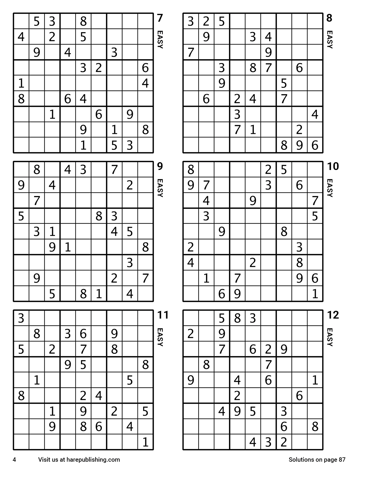 Hard Sudoku Puzzles Printable 2 Per Page