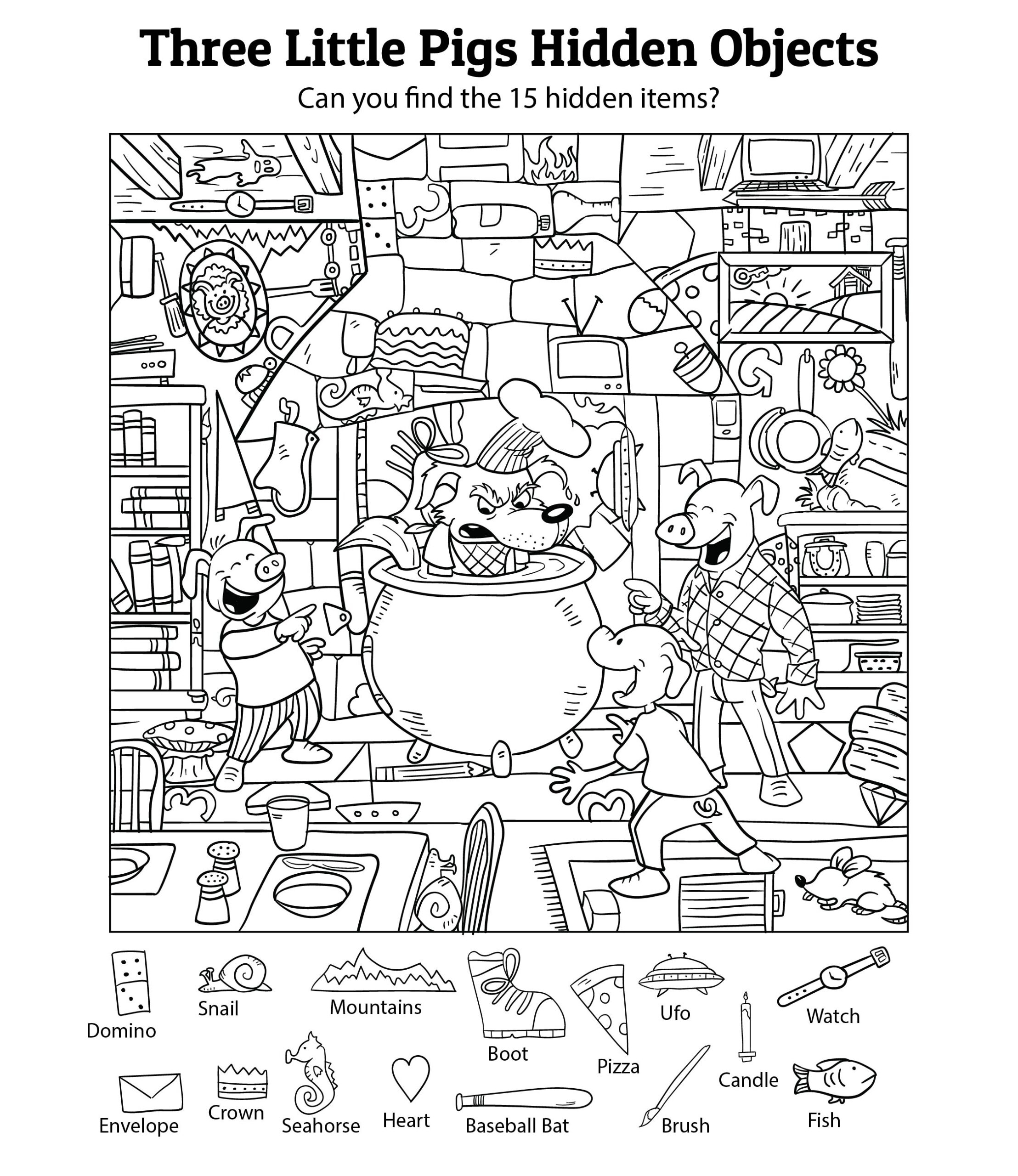 Free Printable Hidden Picture Worksheets For Adults