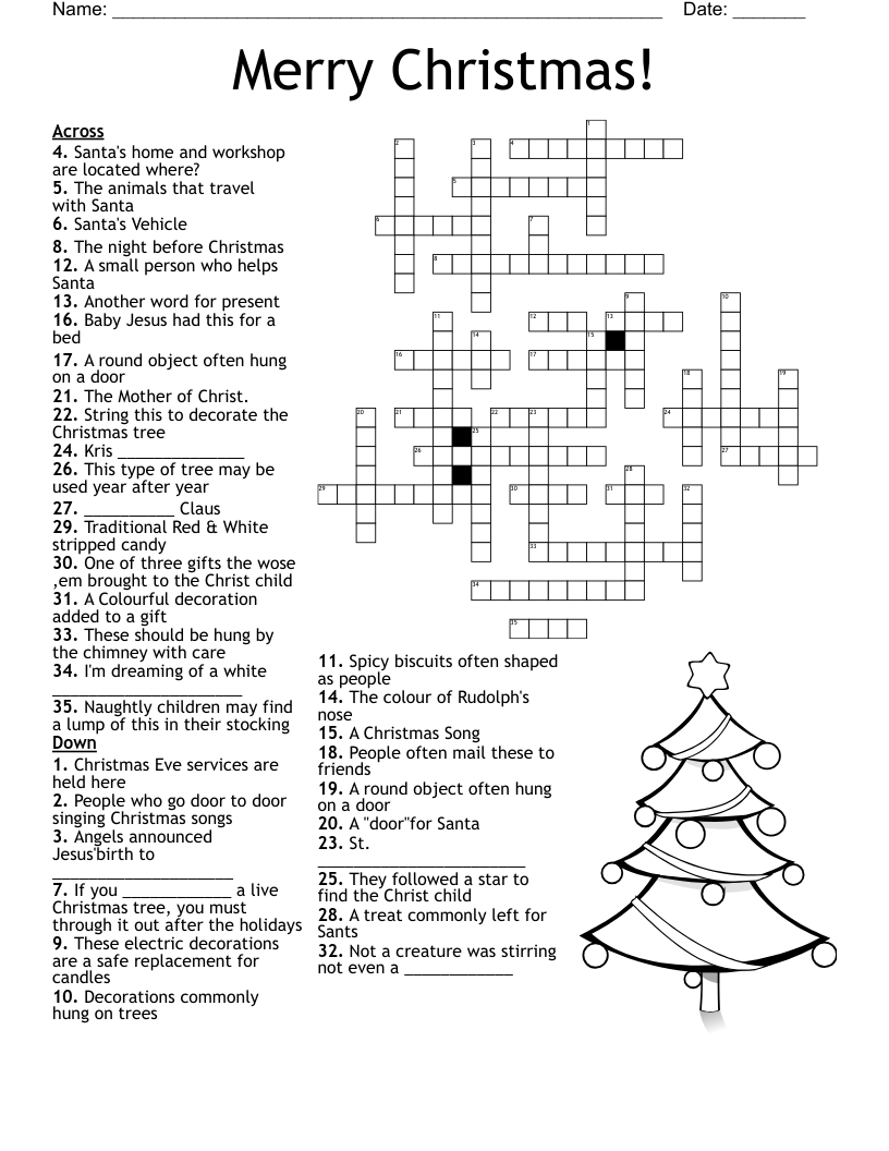 Holiday Puzzles Printable